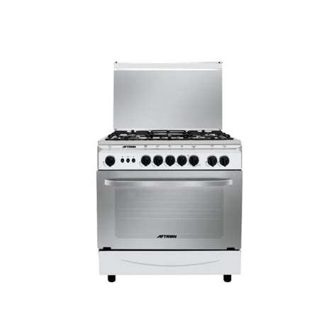 aftron 5 gas burners cooker afgr8055fst